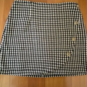 Maeve Houndstooth Mini Skirt